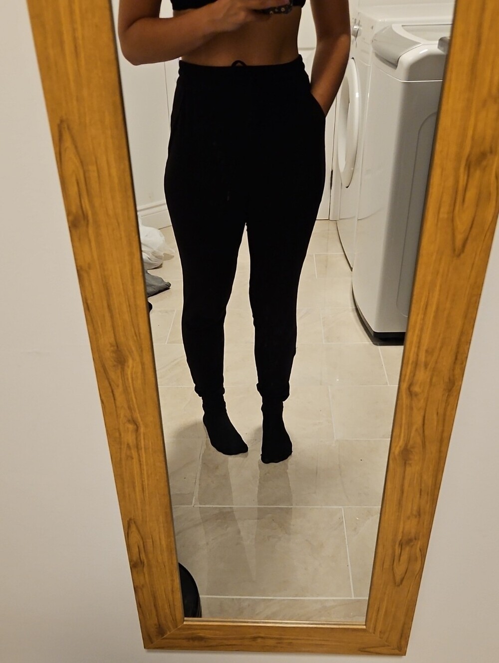 Streetwear Society Black Tapered Jogger Pants